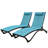 Vivere Denisia Stackable Aluminum Glendale Lounger Set Made with Premium Phifertex Fabric-1755912009