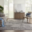 Uptown Abstract Area Rug in Gray/Ivory/Blue-41734197