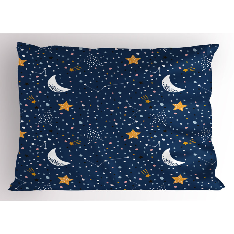 Ensemble de 2 taies décoratives Ambesonne Night Sky Doodle, H 20 po x l 26 po