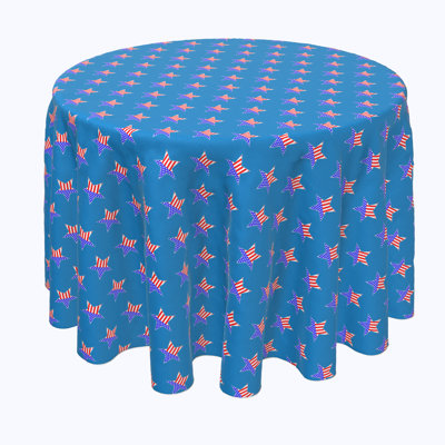 Bonza American Flags in Stars Tablecloth