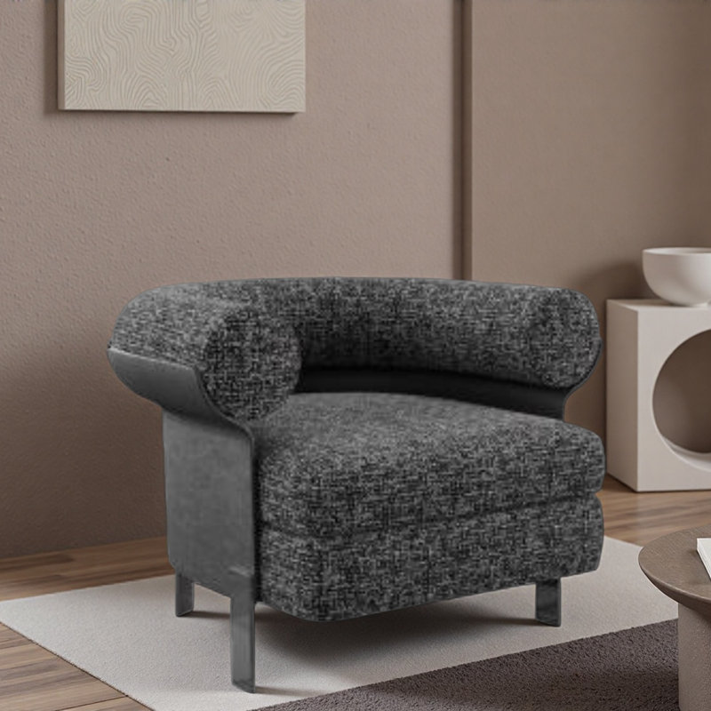 Fauteuil de loisir simple, léger et luxueux., Gris