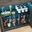Kyzier 45.27'' Coffee Wine Bar Cabinet with LED Light, Sideboard With 3 Drawers-64623904