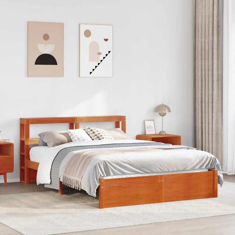 Solid Wood Bed, European Kingsize (160 x 200 cm)