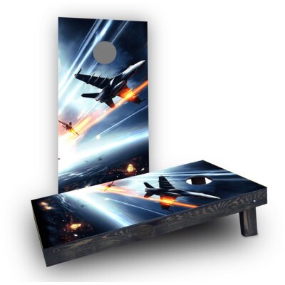 Custom Cornhole Boards Soaring Jets Cornhole Game | Wayfair