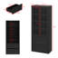 Armoire vitrée élégante avec porte en verre trempé-1321579489