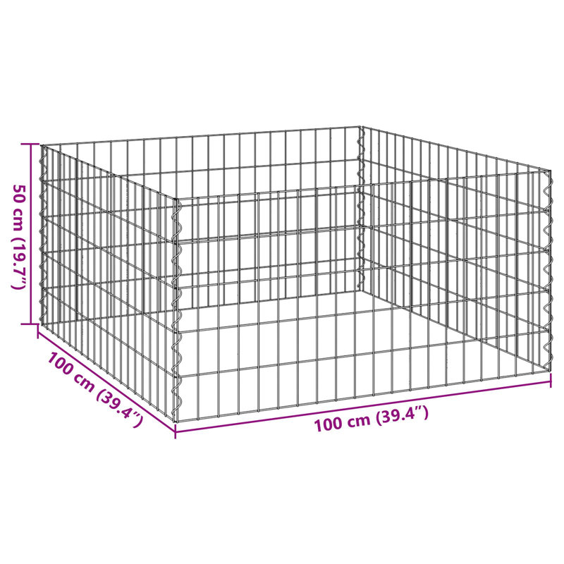 100 cm W Border Fencing