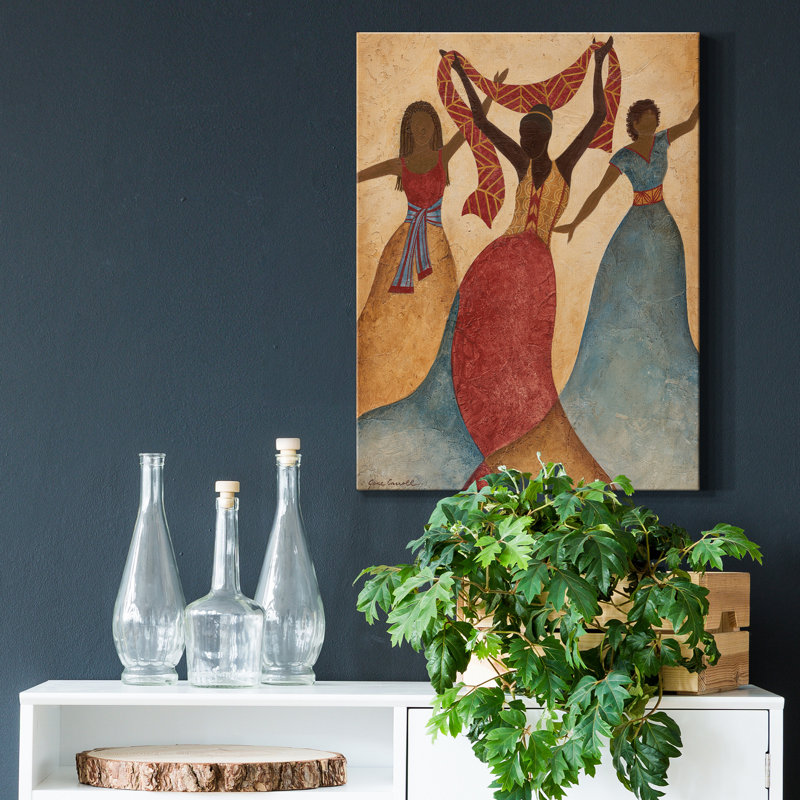 «Rhythm & Dance I», reproduction d'impression sur toile tendue, H 12 po x l 8 po x P 1 po