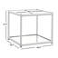 Table de bout avec tablette en verre Havant
