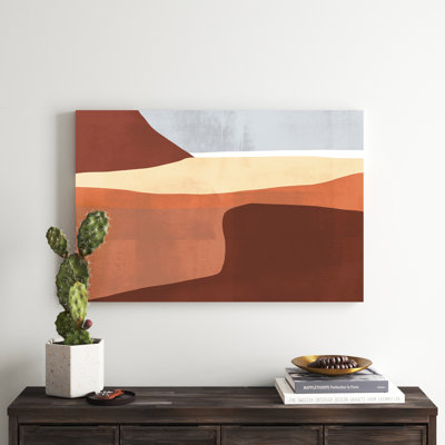 Sedona Colorblock II par Victoria Borges - peinture sur toile tendue