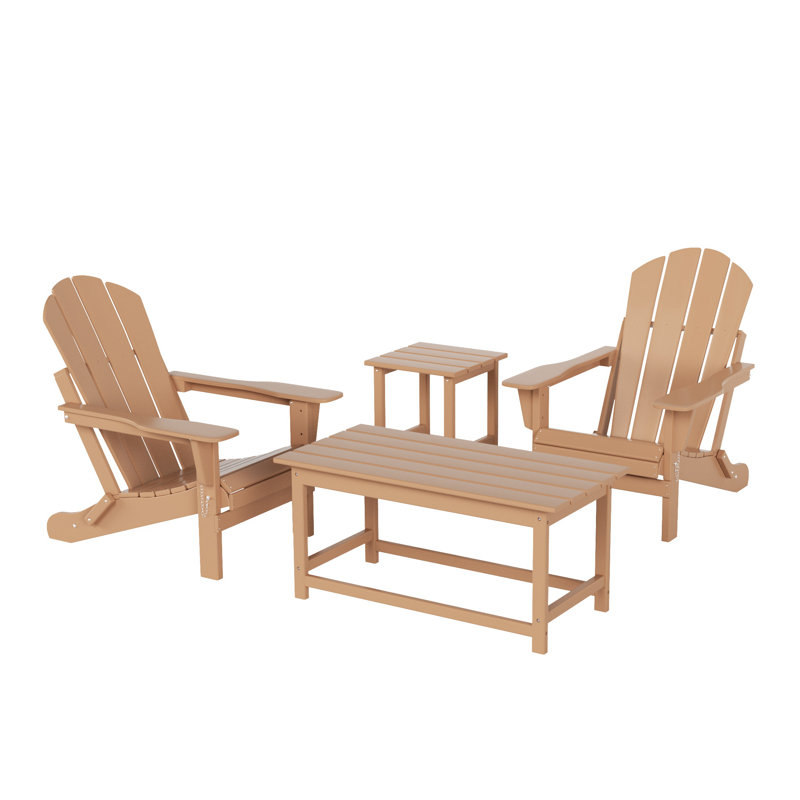 Laguna Foldable Outdoor Adirondack Chair, Teak