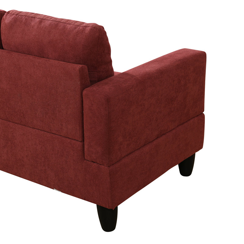 Mauriac 2-Piece Velvet Sectional Sofa | Ebern Designs