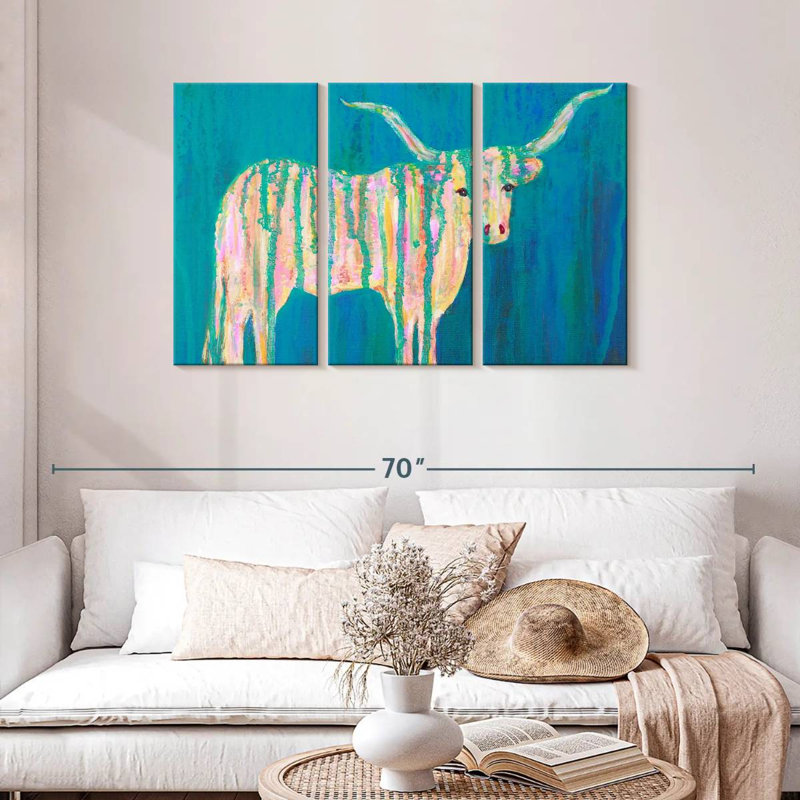 Brampt Texas Longhorns, 28" H x 45" W