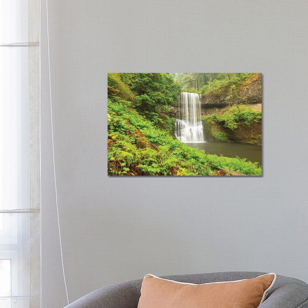 Trail Of Ten Falls, Silver Falls State Park, Near Silverton, Oregon von Stuart Westmorland - Gallery-Wrapped Canvas Gicl...