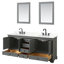 Meuble-lavabo double autoportant Deborah avec plateau en quartz-92725378-92725380-92725383