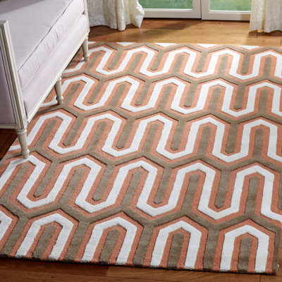 Altair Geometric Wool Hand Woven 122cm X 183cm Area Rug