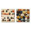 Kevin - Ensemble de 2 collages abstraits de natures mortes-101862450-101862456