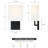 Chrisitne 1-Light Dimmable Wall Sconce-92719231-92719232