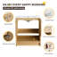 Meuble-lavabo sur pied simple 30 po avec lavabo en céramique, meuble-lavabo sur pied avec 2 portes et 1 tablette-1576102541