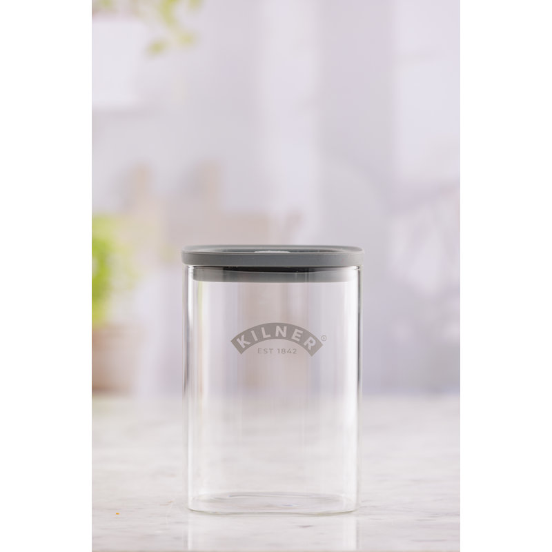 Kilner Fresh Storage Square Jar 1L, 1