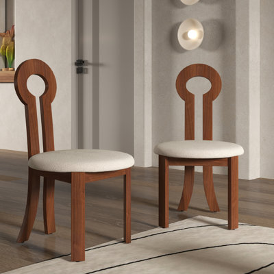 Chaise d'appoint moderne (ensemble de 2)