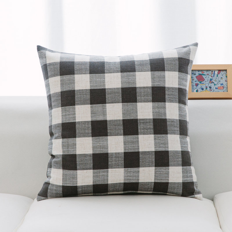 Housse de coussin Michael Penney, Plumes, Gris