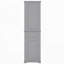 Armoire de rangement haute avec 4 portes et tablette réglable-400601230