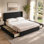 Lit plateforme tapissier Modern