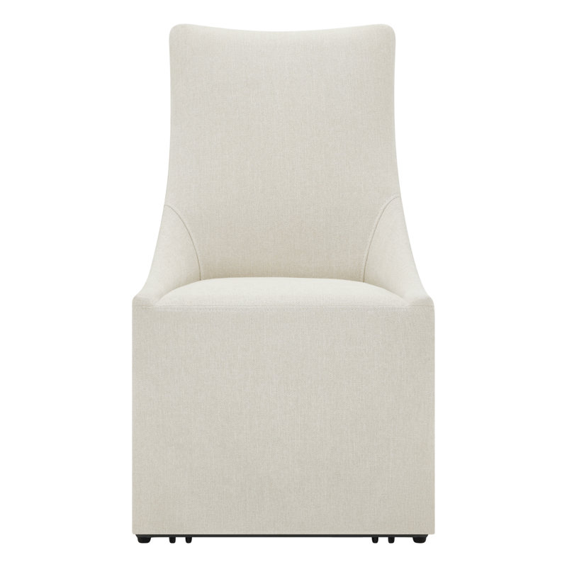 Chaise rembourrée avec roulettes Gatlinburg, Lin Milo