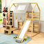 Lit mezzanine en bois avec glissoire et tablettes-790877772-790877774