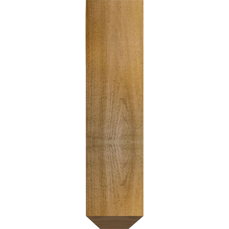 Maria 4" Triple Brace Craftsman Ironcrest Bracket, 19"H x 16"D, 4"W x 2"T Western Red Cedar (Rough Sawn)