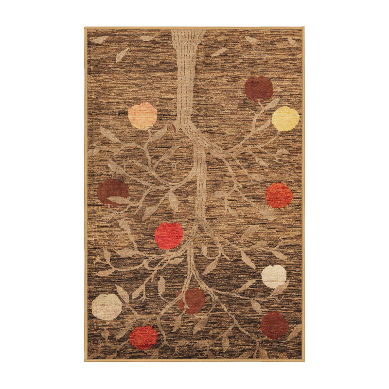 Abstract Indoor Rug, Rectangle 2' x 4'