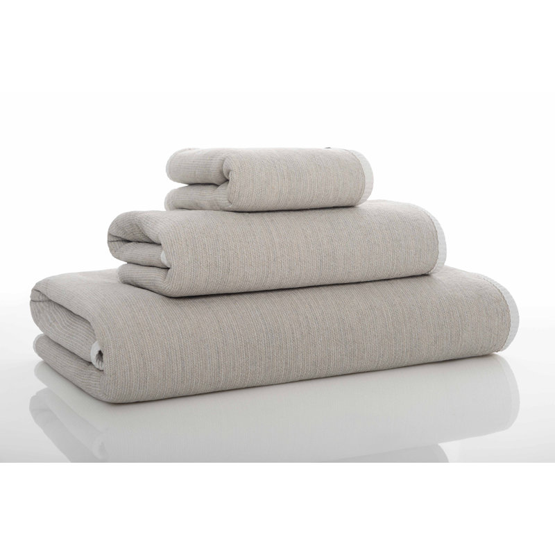 Linen Duo Hand Towel Set, White