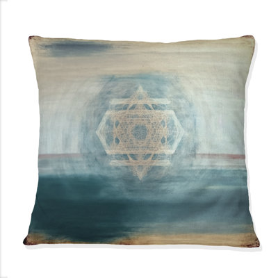 Coussin décoratif à motif géométrique abstrait VI
