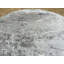 Tapis oriental gris 10 x 10 rond à motif abstrait moderne noué à la main avec de la soie FE813BCCF5104B4DB4ED55FDAF4078C1