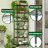 Orizaba 6 Tier Adjustable Wire Shelving Unit Organizer Steel Storage Rack w/ Hooks, Leveling Feet-1048856771