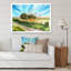 «Green Summer Landscape with Green Trees», reproduction sur toile-67364908-67364912