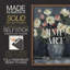 Impasto Floral Arrangement II, reproduction encadrée - bois massif-307065640-307065643