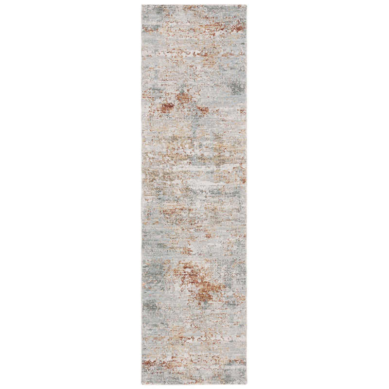 Tapis abstrait Laraway Performance, Tapis de couloir 2 pi 2 po x 8 pi