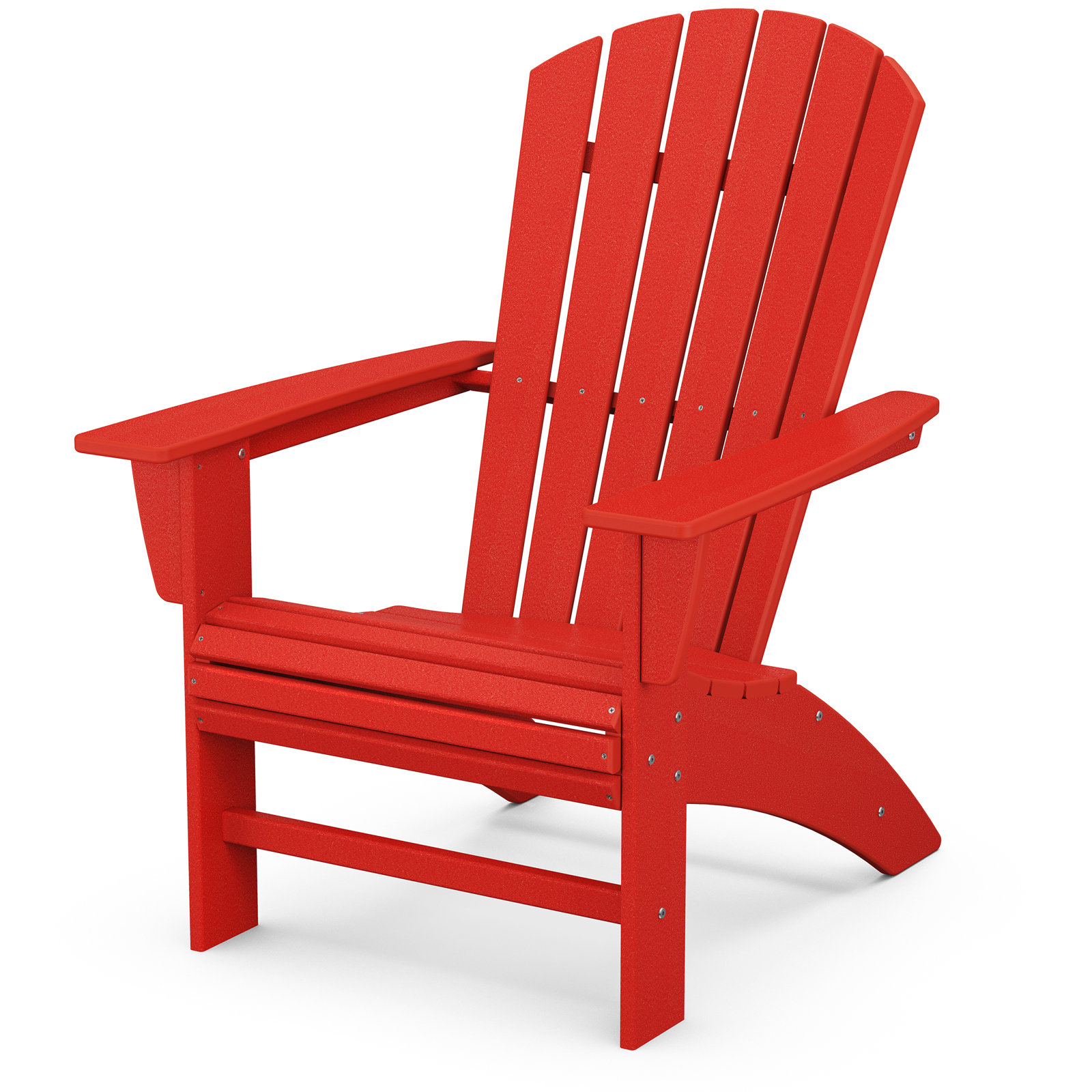 POLYWOOD® Nautical Adirondack Chair, Sunset Red