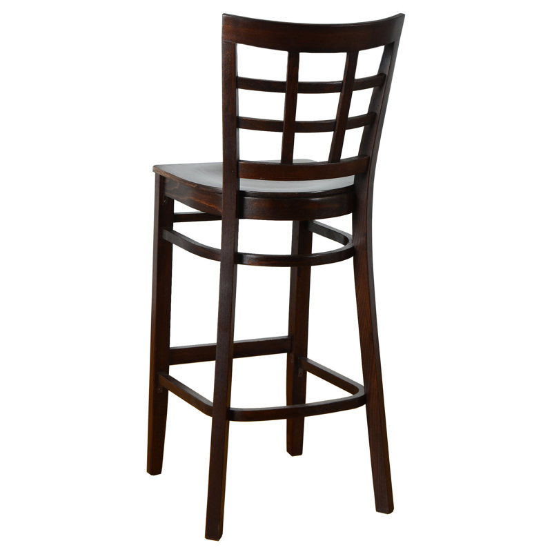 Solid Wood Counter Stool, Walnut