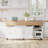 63"W  Kitchen Island With Leaf