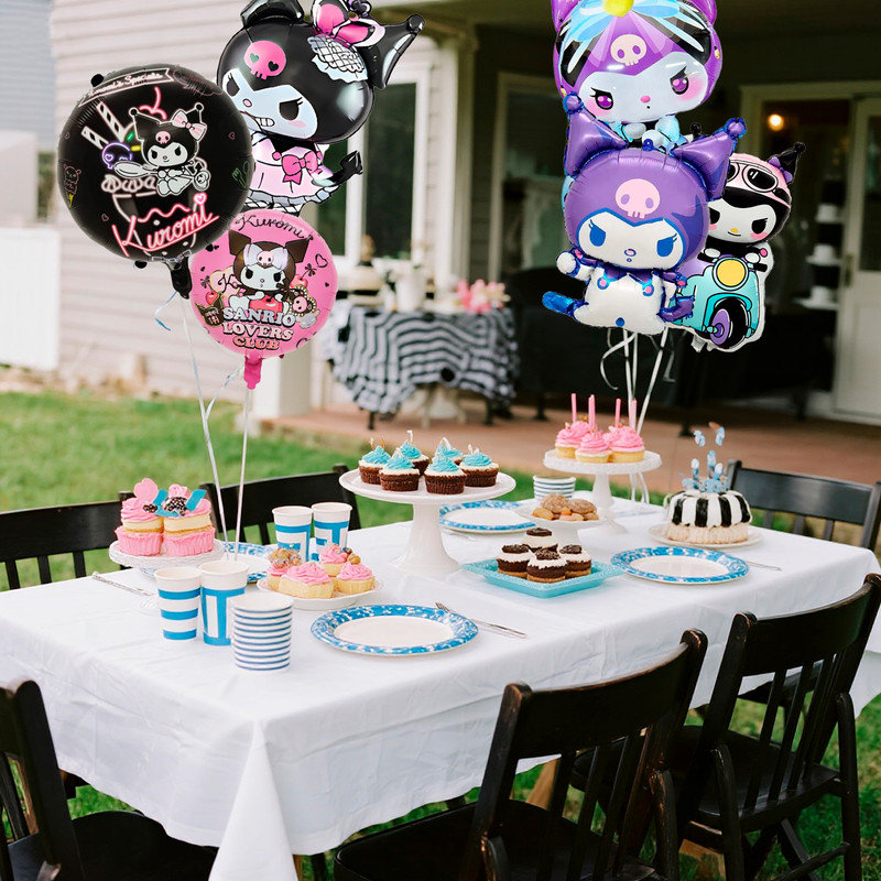 Kuromi Party Supplies, 10 Pcs Kuromi Balloon Sets