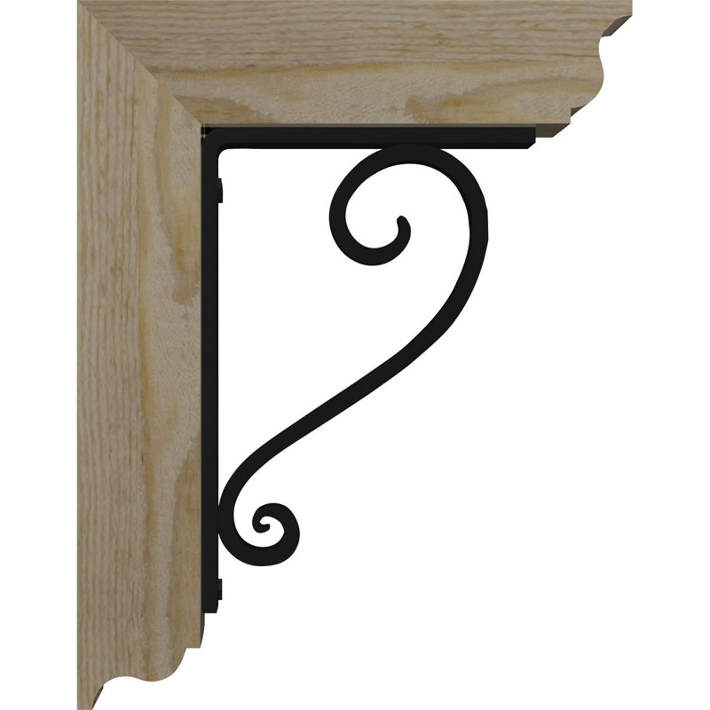 Support de fer traditionnel à triple support Edwards, H 14 po x P 11 1/2 po, Sapin Douglas de l 4 po x T 2 po (sciage brut)