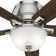 52" Donegan 5 - Blade Flush Mount Ceiling Fan with Pull Chain and Light Kit Included