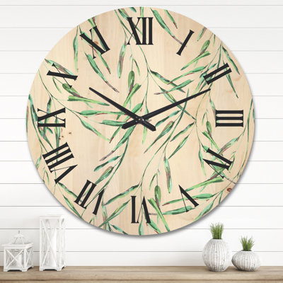Solid Wood Wall Clock