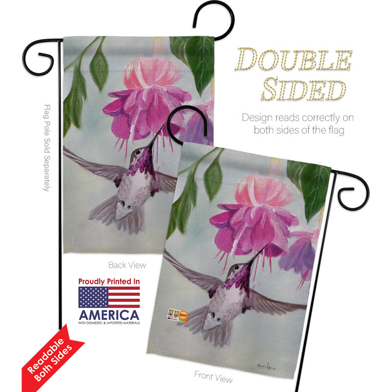 Double Sided 18.5'' H x 13'' W Polyester Animal Flag Set