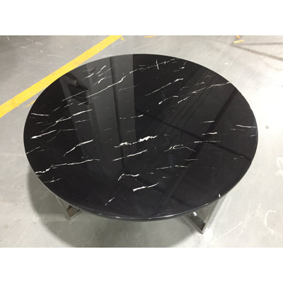 Rosi Base Coffee Table With Marble Top