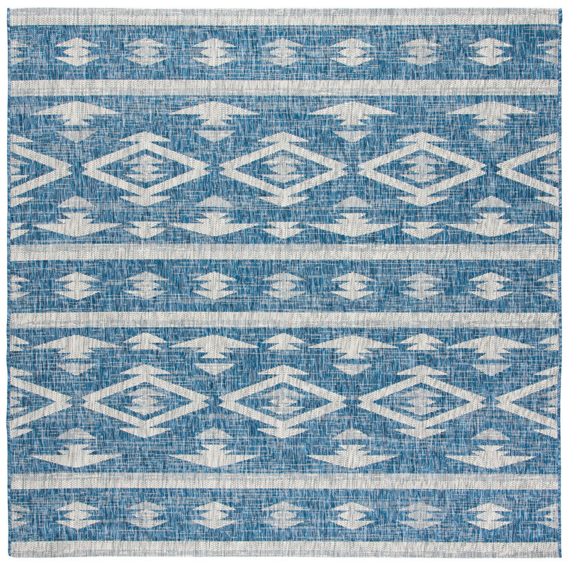 Amarien Southwestern Indoor/Outdoor Area Rug, Square 6'7"