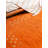 Anley Hand Knotted Loom Wool Eco-Friendly Area Rugs - Runner, Orange Color, Contemporary Modern Design, High Pile Thick Handmade Anti Skid Area Rugs for Living Room, Bed Room-261926951-254706455