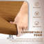 Fauteuil de bureau Criss Cross, chaise de bureau confortable à pieds croisés sans roulettes, siège moderne à hauteur ajustable et pivotant en tissu pour ordinateur personnel-1137635620